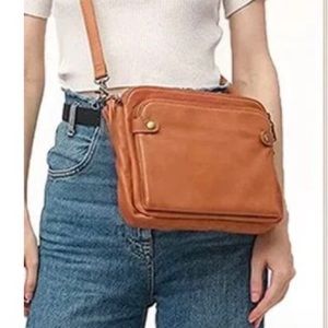 NWOT!  Brown Crossbody multi-functional shoulder bag.